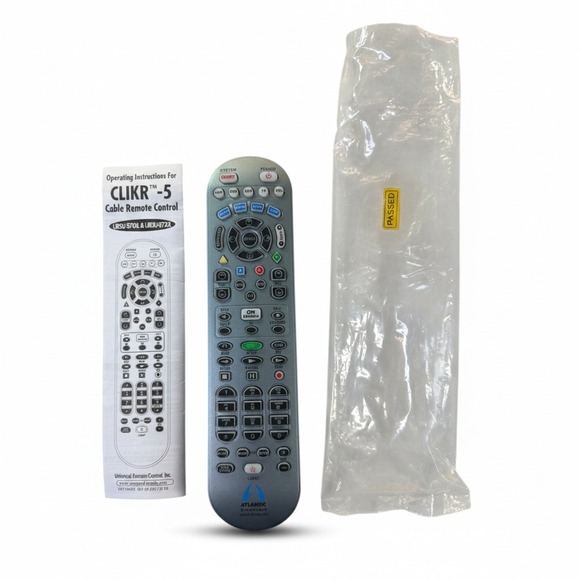 Universal Remote Control Other - Atlantic Broadband CLIKR-5 UR5U-8700L-AB Cable Remote Control Manual